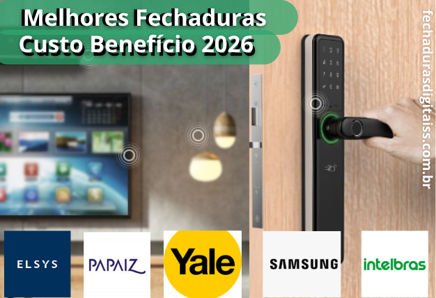 Melhores Fechaduras Digitais Custo-Benefício